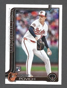 Cade Povich 2025 Topps Series 1 #25 RC MLB Baltimore Orioles - Picture 1 of 2