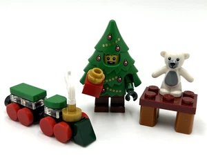 LEGO Árbol de Navidad Disfraz Niño Juguete Tren Peluche Minifigura Ciudad Adviento 60475 - Imagen 1 de 5