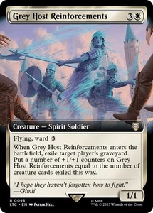 Grey Host Reinforcements (Extended Art) - NM - Lord of the Rings LTR MTG - Picture 1 of 1