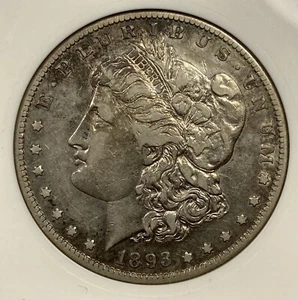 1893-S Morgan $ Dollar. ANACS EF40.Original With Luster. - Picture 1 of 5
