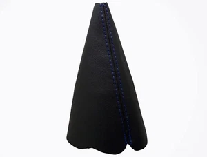Para PEUGEOT 206 (1998-2010) Fuelle Palanca de Cambio Piel - Costura Azul Oscuro - Imagen 1 de 1