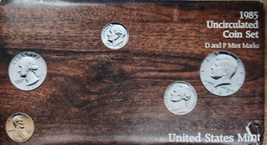 1985 Uncirculated Coin Set U.S Mint Original Government Packaging OGP - Picture 1 of 4