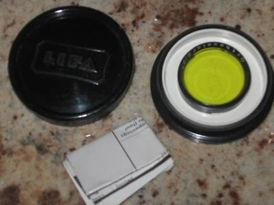 Vintage Lens Filter- LIFA- Yellow Orthocolor 2/27 Germany - Picture 1 of 7