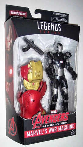 Marvel Legends Avengers Age of Ultron WAR MACHINE Hulkbuster BAF UK Exclusive Cover