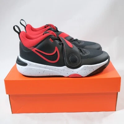 Nike Team Hustle D11 GS 'Bred' DV8996-003 Youth Size 5Y NEW - Image 1 of 4