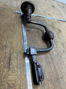 n° 9 OLD TOOL, OUTIL ANCIEN, vilebrequin Taille Crayon Pour Cheville 19 ème . - Photo 1/11