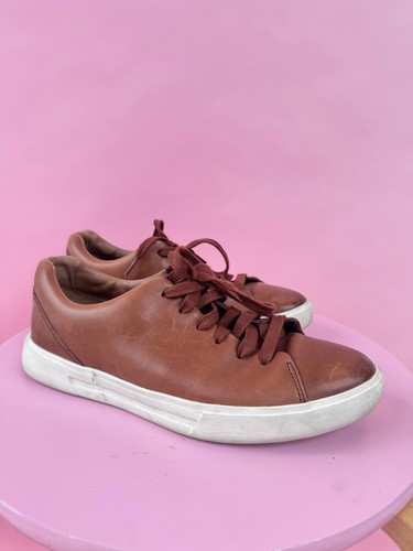 Clarks mocassino sneaker uomo non strutturato in pelle marrone 8