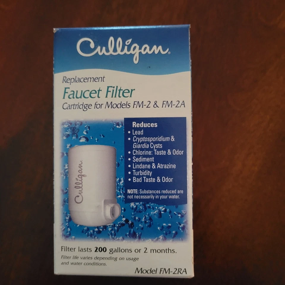 CULLIGAN Faucet Filter Model FM-2RA Filter for FM-2 & FM-2A, 200 Gals, NEW! - Image 1 of 1