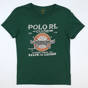 Polo Ralph Lauren Sportler T-Shirt Small Herren grün Kanu Boot Outdoor sehr guter Zustand - Bild 1 von 19