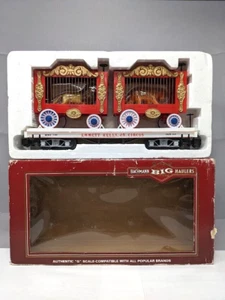 Bachmann #98371 'G' #1 Cage Car (Lion & Tiger) 'G' Scale C-10 - Picture 1 of 10