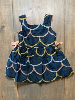 Vestido Genuino Niños Oshkosh Bebé Niña Multicolor Sin Mangas Azul Forrado Talla:12M Foto 1 de 4