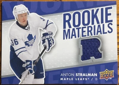2007-08 Upper Deck Rookie Materials Anton Stralman #RM-AS Toronto Maple Leafs - Image 1 of 2