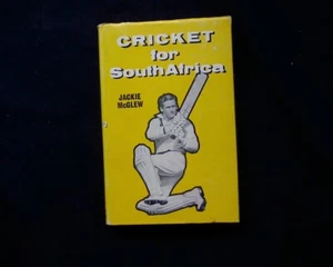 Cricket For South Africa Jackie McGlew, Springbok Team, Incl. AUSTRALIA  book - Picture 1 of 4
