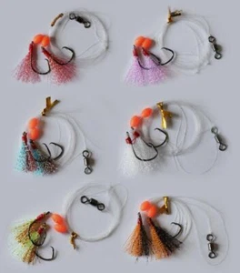 Masterpro 30 x Custom Designed Whiting Rigs 6 Colours In Size 2# / 4# Value pack - Picture 1 of 3