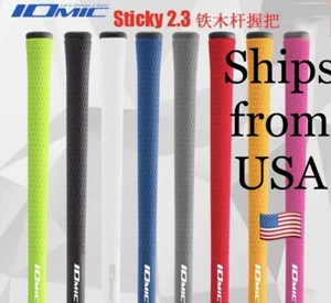10 Grips Iomic Grip Sticky 2.3 Black White Blue Gray Green Orange - Choose Color - Picture 1 of 12
