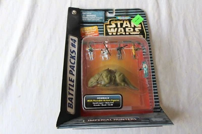 Star Wars Micro Machines Dewback Battle Packs #4 Galactic Hunters SET MOC B Fett - Image 1 of 3