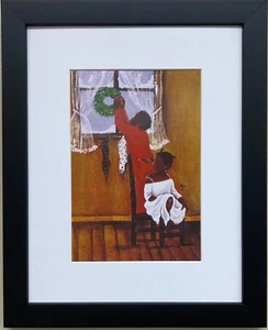 Annie Lee "I'm Too Excited" NUOVO PERSONALIZZATO INCORNICIATO Black Art Family Natale BLM - Foto 1 di 3