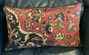 Ralph Lauren "Poet's Society" Lumbar Pillow Cover with Velvet Backing - Picture 1 of 3
