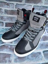 SHIMA SX-2 Motorcycle Sneakers Men's Size 10 Street Riding Gray/ Black Leather