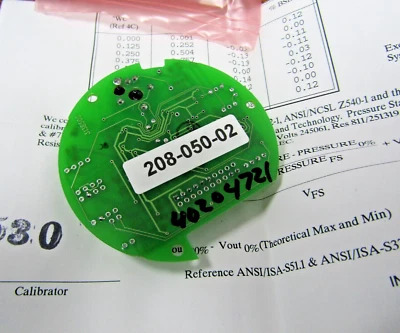 👀 НОВЫЙ ASHCROFT ДАТЧИК ДАВЛЕНИЯ PC ПЛАТА 208-050-02 - Изображение 1 из 4