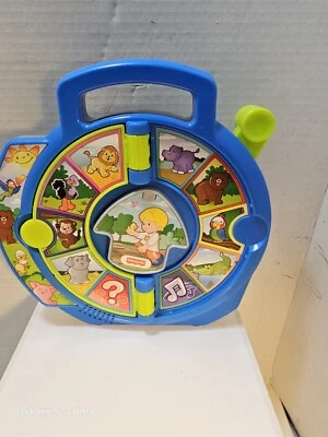 Fisher-Price Spinning Talking Farm Animal Learning Toy 9" Mattel - Image 1 of 4