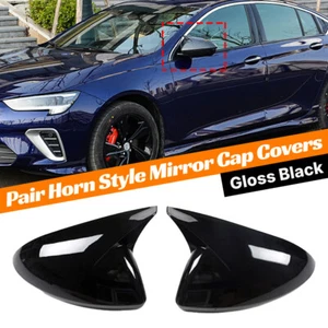 Tapas de espejo retrovisor exterior negro brillante para estantería Buick Opel Insignia 2018-2020 - Imagen 1 de 3