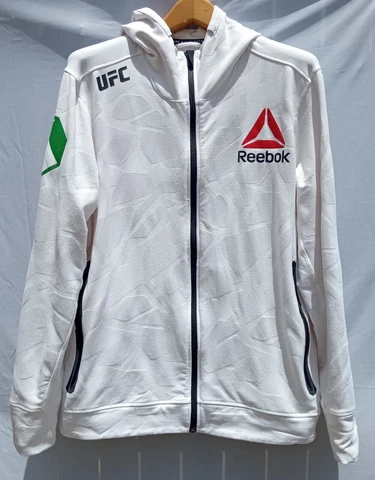 Kamaru Usman Reebok Men's UFC Fight Night Full Zip Walkout Hoodie Jacket XL Cover