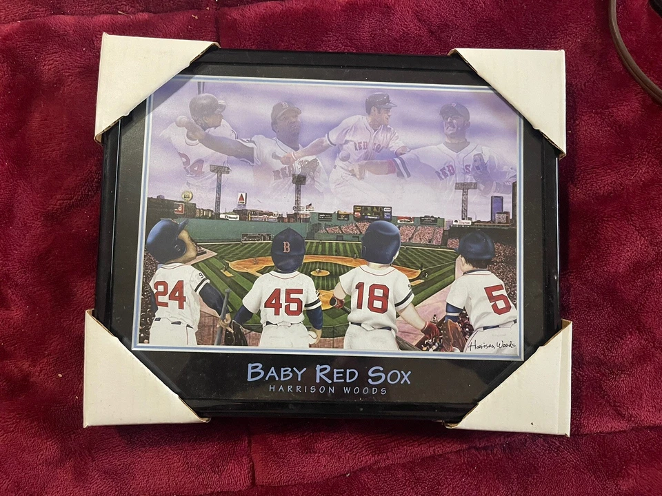 Vintage Ramirez Garciaparra Harrison Woods 8X10 Framed Print Babies 2003 Red Sox - Image 1 of 1