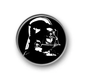 DARTH VADER / 1"" / 25 mm botón de pin / insignia / Star Wars / La Fuerza / Jedi / Sith - Imagen 1 de 2