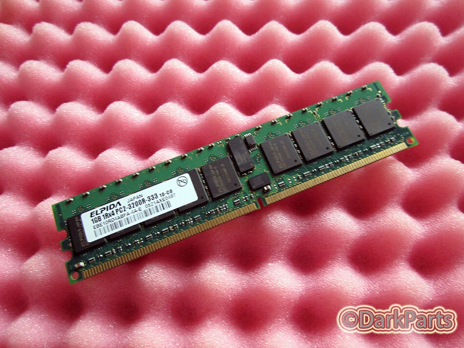 Eplida EBE10RD4ABFA-4A-E PC2-3200R-333 1GB Server Memory RAM - Image 1 of 1