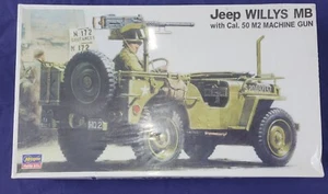 Jeep Willys MB with Cal.50 M2 Machine Gun Hasegawa Hobby Kit - Picture 1 of 11