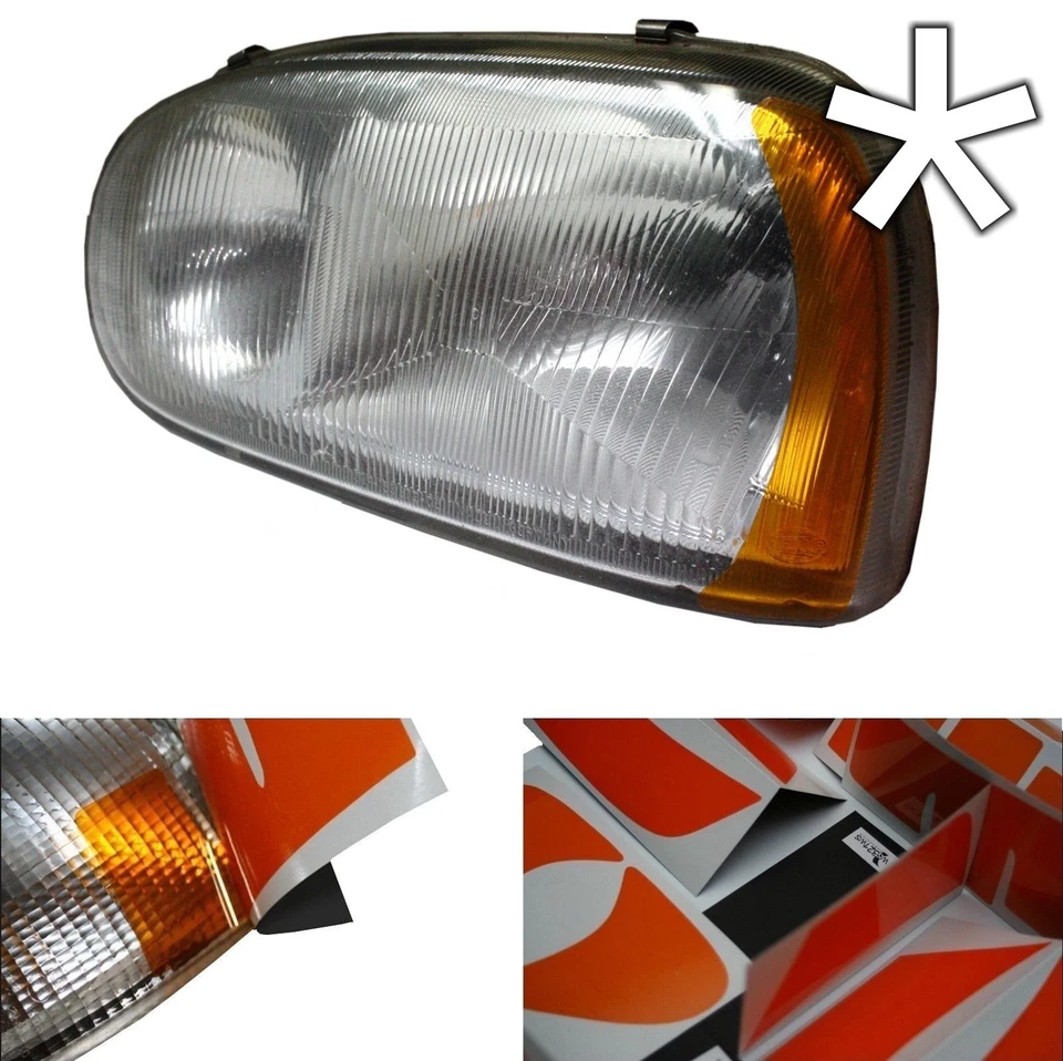 US - Design - Folie für Scheinwerfer VW Golf 3 / Golf III 1H - Bild 1 von 1