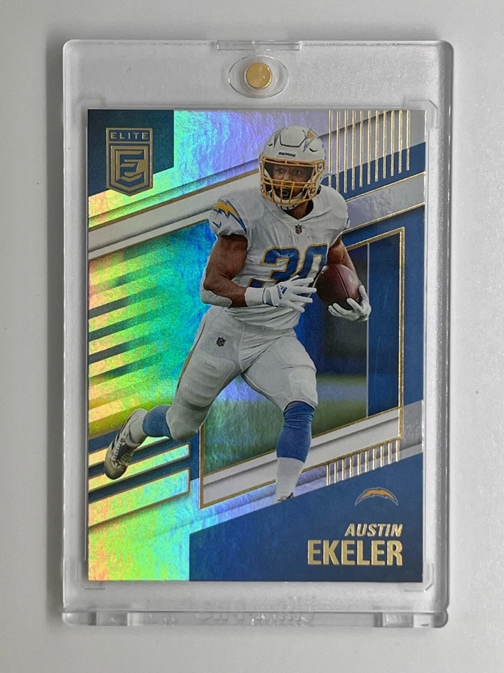 2022 Panini Donruss Elite Football #43 - Austin Ekeler - Los Angeles Chargers - Image 1 of 2