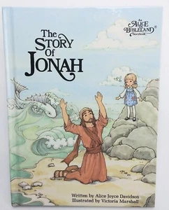 Alice in Bibleland Story of Jonah 1984 Davidson Grolier Old Testament Children - Imagen 1 de 7