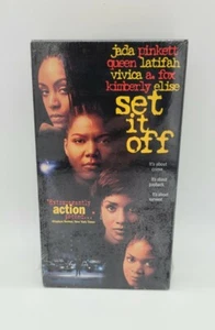 Set It Off (VHS, 1997) New Sealed, Queen Latifah, Jada Pinkett, Vivica A. Fox - Picture 1 of 6