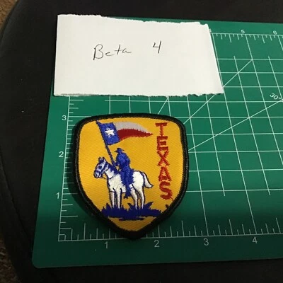Texas Patch - Horse, Cowboy, TX Western, Lone Star State Badge - Image 1 of 4