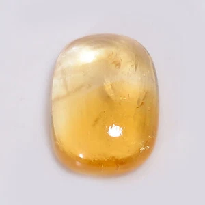Natural Citrine Radiant Shape Cabochon Loose Gemstone 14.5 Ct 18X13X6 mm - Picture 1 of 5