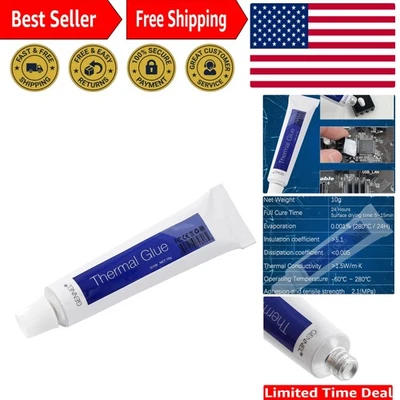 G109 10g Thermal Conductive Glue - Silicone Paste for Superior Heat Dissipation - Image 1 of 4