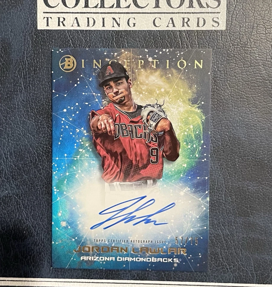 2022 Bowman Inception - Jordan Lawlar Primordial Prospect Auto /75! Dbacks - Image 1 of 3