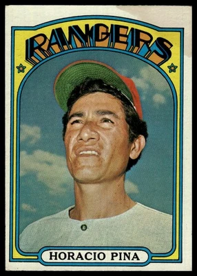 1972 Topps #654 Horacio Pina - Image 1 of 2