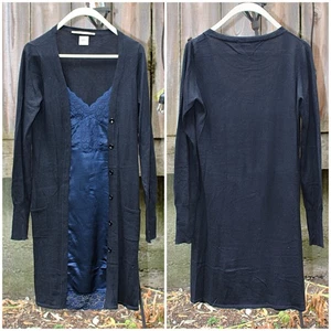 Nolita - Vestido Suéter 2 en 1 Algodón Cachemira + Seda, Diseño Signature, Grande - Imagen 1 de 9