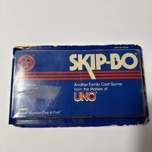 1982 Vtg Mattel 2050 Skip-Bo Card Game - 2 to 6 Players New Old Stock Sealed - Picture 1 of 2