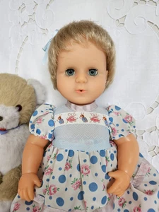 Palitoy Tiny Tears 1965 First Edition ~ 16" Vintage Vinyl Baby Doll - Picture 1 of 15