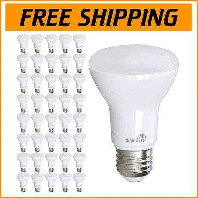 40 Pack Warm White Dimmable BR20 LED Bulbs - Instant On, Lightweight & Efficient - Image 1 of 4