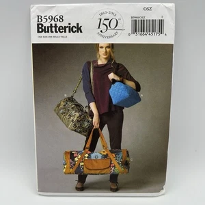 Butterick B5968 Duffelbag Satchel in 3 Sizes Sport Or Travel Bags Pattern - Picture 1 of 7