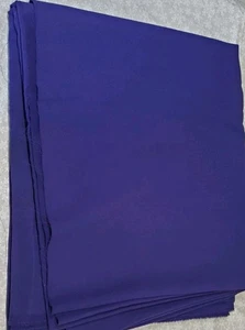 Vintage Purple Polyester Sewing Fabric 2.5 Yds X 56" - Picture 1 of 3