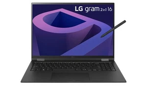 LG Gram 16″ Ultra-Lightweight 2-in-1 Laptop Intel Core i5, 1240P, 1TB SSD 16T90Q - Afbeelding 1 van 15
