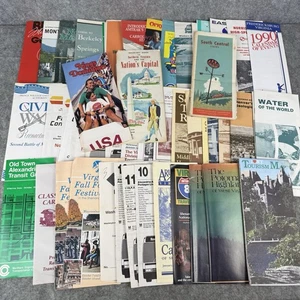 Lote De Más De 50 Folletos De Viaje De Colección Folletos Horarios Efímeros  - Imagen 1 de 6