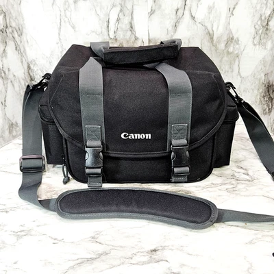 Canon 300-DG Gadget Bag Case for Any DSLR Cameras Black & Gray Adjustable Inside - Image 1 of 4