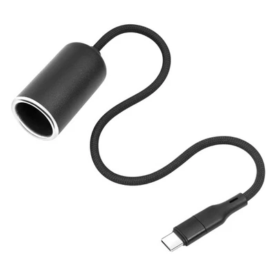 USB C Male to Cigarettes Socket Adapter for Vehicle Power Solution - Image 1 of 4